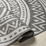 Surya Long Beach LBH-2317 Charcoal Ivory 2'7" x 7'3" Rug