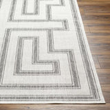 Surya Long Beach LBH-2343 Charcoal Ivory 2'7" x 7'3" Rug