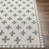 Surya Long Beach LBH-2360 Dark Brown Ivory 2'7" x 7'3" Rug