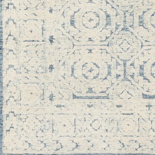 Surya Louvre LOU-2304 Cream Dark Blue 8' Round Rug