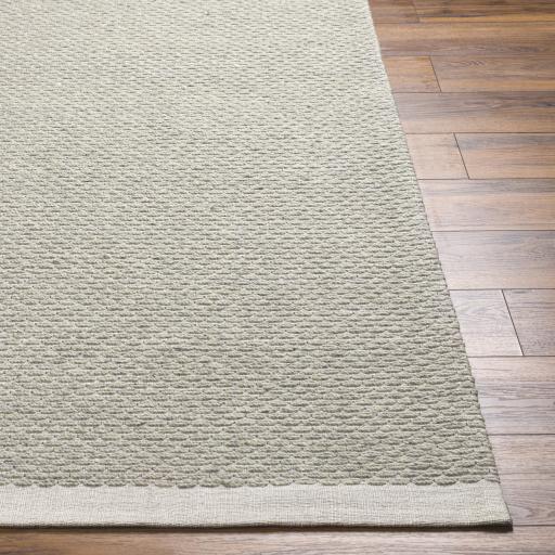 Surya Lumi LUM-2304 Cream Medium Gray 5' x 7'6" Rug