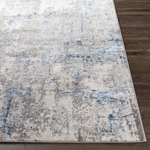 Surya Lustro LSR-2315 Cream Dark Blue 7'10" x 10' Rug