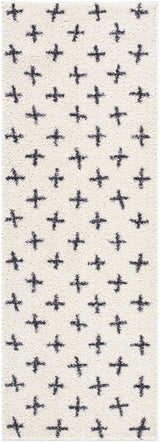 Surya Lykke LKK-2303 Black Ivory 2'7" x 4' Rug