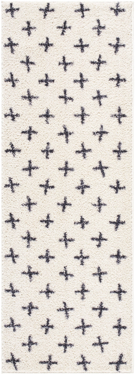 Surya Lykke LKK-2303 Black Ivory 2'7" x 4' Rug