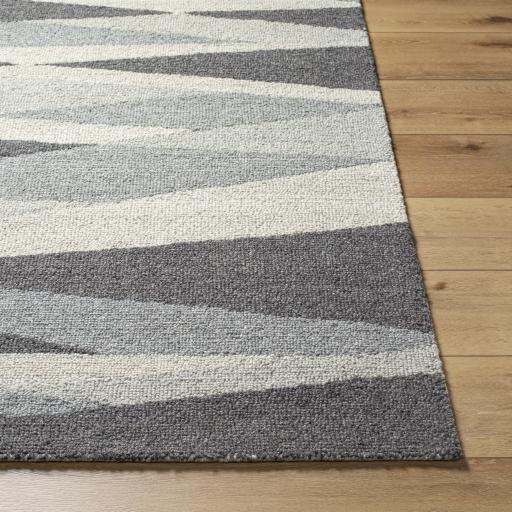 Surya Madelyn MYN-2303 Black Charcoal 8'10" x 12' Rug