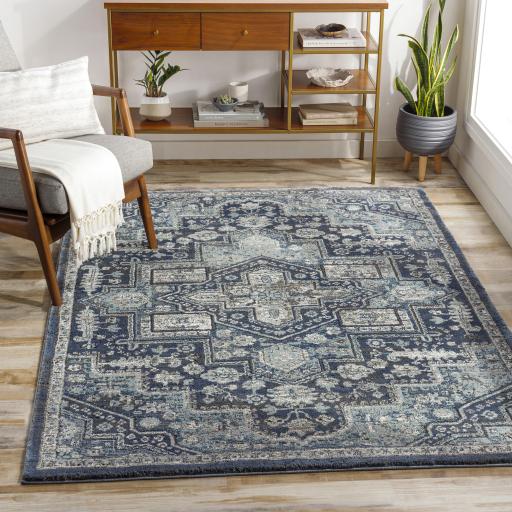 Surya Montana MTN-2302 Charcoal Cream 7'10" x 10' Rug