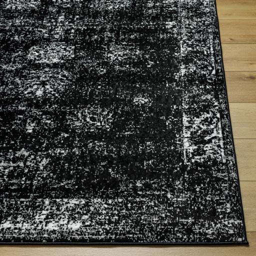 Surya Monte Carlo MNC-2349 Black Cream 5'3" x 7'3" Rug
