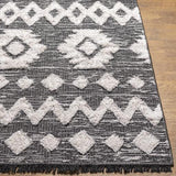 Surya Morocotton MCT-2307 Black White 2'1" x 3'9" Rug