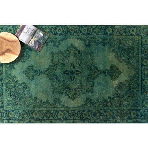 Surya Mykonos MYK-5009 Dusty Sage Emerald 2' x 3' Rug