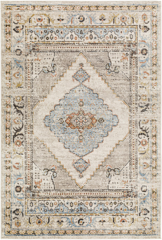 Surya Pertek PTK-2311 Burnt Orange Dark Brown 5'3" x 7' Rug