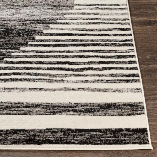 Surya Pisa PSS-2312 Black Charcoal 6'7" x 9' Rug