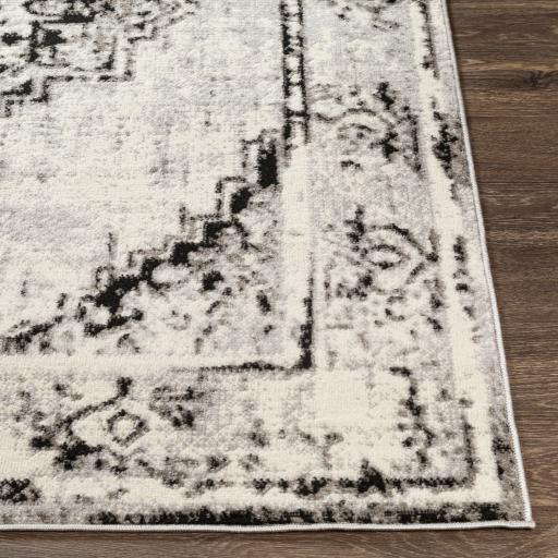 Surya Pisa PSS-2314 Black Charcoal 4'11" x 7' Rug