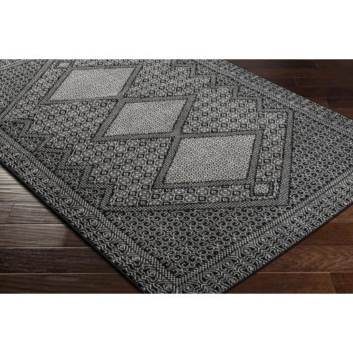 Surya Pisa PSS-2346 Black Light Gray 9'2" x 12' Rug