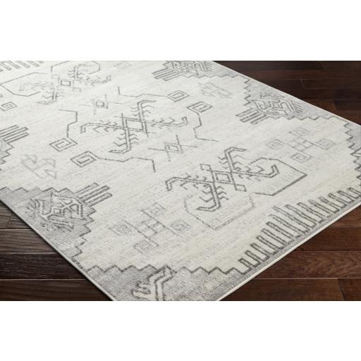 Surya Pisa PSS-2360 Charcoal Light Gray 6'7" x 9' Rug