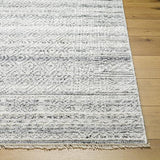 Surya Pompei PPI-2302 Black Metallic Silver 2' x 3' Rug