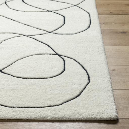 Surya Portobello PBO-2301 Black Cream 8' x 10' Rug