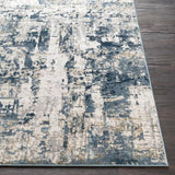 Surya Quatro QUA-2303 Dark Blue Gray 6'7" x 9'6" Rug