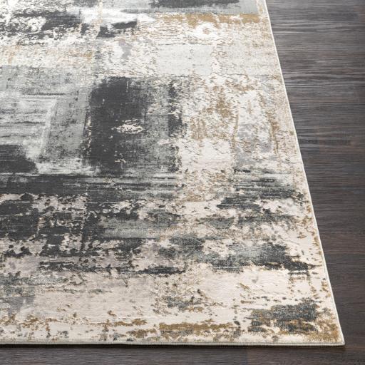 Surya Quatro QUA-2308 Charcoal Gray 2' x 2'11" Rug