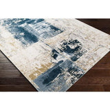 Surya Quatro QUA-2310 Dark Blue Gray 2' x 2'11" Rug