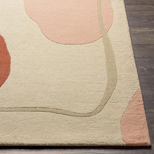 Surya Queens QUN-2307 Brick Red Dusty Pink 8' x 10' Rug
