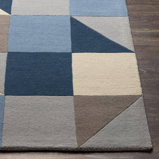 Surya Queens QUN-2308 Denim Gray 2' x 3' Rug