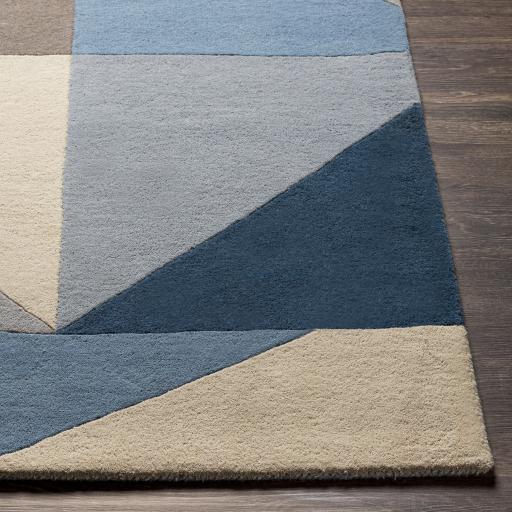 Surya Queens QUN-2309 Denim Gray 3' x 5' Rug