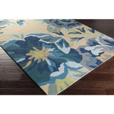 Surya Rain RAI-1231 Blue Light Green 2' x 3' Rug