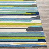 Surya Rain RAI-1270 Aqua Blue 9' x 12' Rug