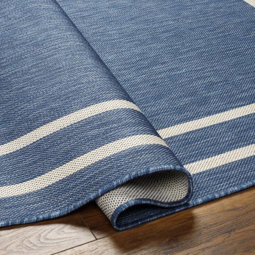 Surya Ravello RVL-2339 Dark Blue Denim 5'3" x 7' Rug
