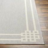 Surya Ravello RVL-2340 Charcoal Ivory 5'3" x 7' Rug