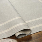 Surya Ravello RVL-2340 Charcoal Ivory 5'3" x 7' Rug