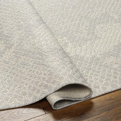 Surya Ravello RVL-2346 Charcoal Ivory 5'3" x 7' Rug
