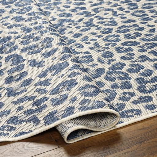 Surya Ravello RVL-2348 Dark Blue Denim 5'3" x 7' Rug