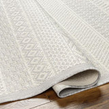 Surya Ravello RVL-2373 Charcoal Ivory 5'3" x 7' Rug