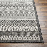 Surya Ravello RVL-2374 Black Ivory 2' x 2'11" Rug