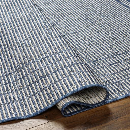 Surya Ravello RVL-2375 Dark Blue Denim 5'3" x 7' Rug