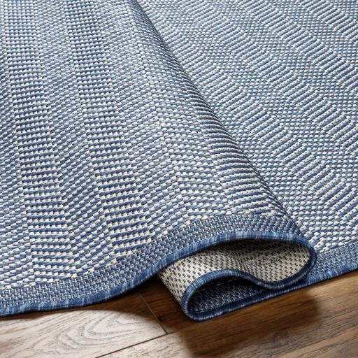 Surya Ravello RVL-2382 Dark Blue Denim 5'3" x 7' Rug