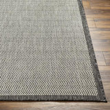 Surya Ravello RVL-2384 Black Ivory 5'3" x 7' Rug