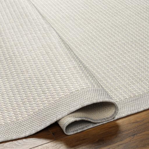Surya Ravello RVL-2386 Charcoal Ivory 5'3" x 7' Rug