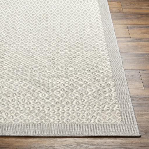 Surya Ravello RVL-2388 Charcoal Ivory 5'3" x 7' Rug