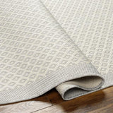 Surya Ravello RVL-2388 Charcoal Ivory 5'3" x 7' Rug