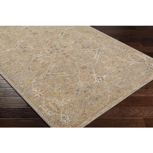 Surya Reina REN-2300 Brick Red Cream 5' x 7'5" Rug