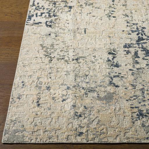 Surya Resham RHM-2300 Dark Blue Light Sage 2' x 3' Rug