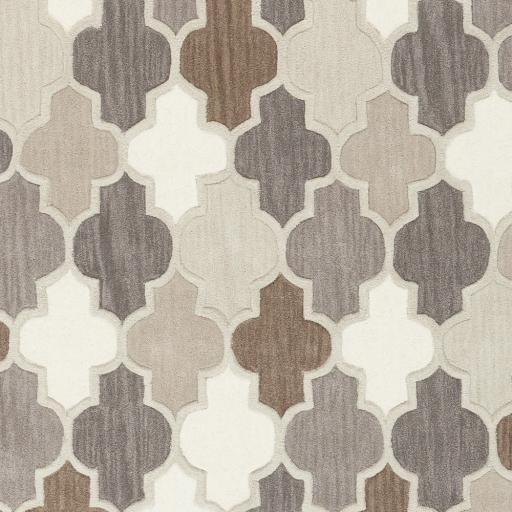 Surya Oasis OAS-1088 Charcoal Dark Brown 6' x 9' Rug