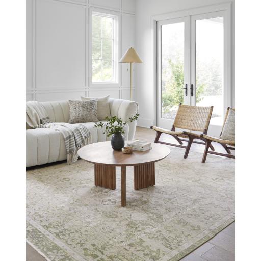 Surya Once Upon a Time OAT-2302 Light Gray Light Olive 7'10" x 9'10" Rug