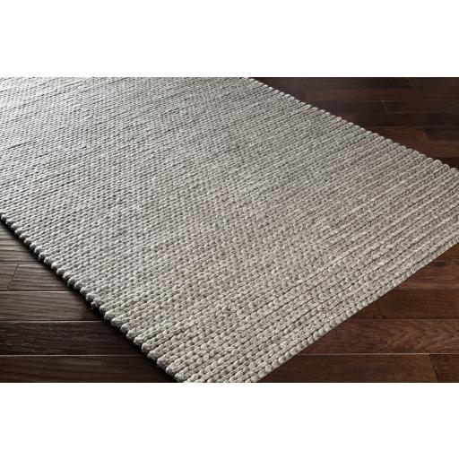 Surya Ozark OZK-2300 Ivory Medium Gray 8' x 10' Rug