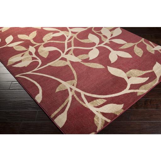Surya Riley RLY-5011 Burgundy Dark Brown 9' x 13' Rug