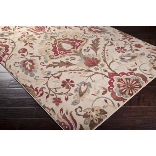 Surya Riley RLY-5017 Beige Charcoal 3'11" x 5'3" Rug