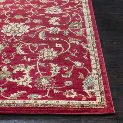 Surya Riley RLY-5024 Beige Brick Red 2'11" x 7'3" Rug