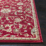Surya Riley RLY-5024 Beige Brick Red 2'11" x 7'3" Rug